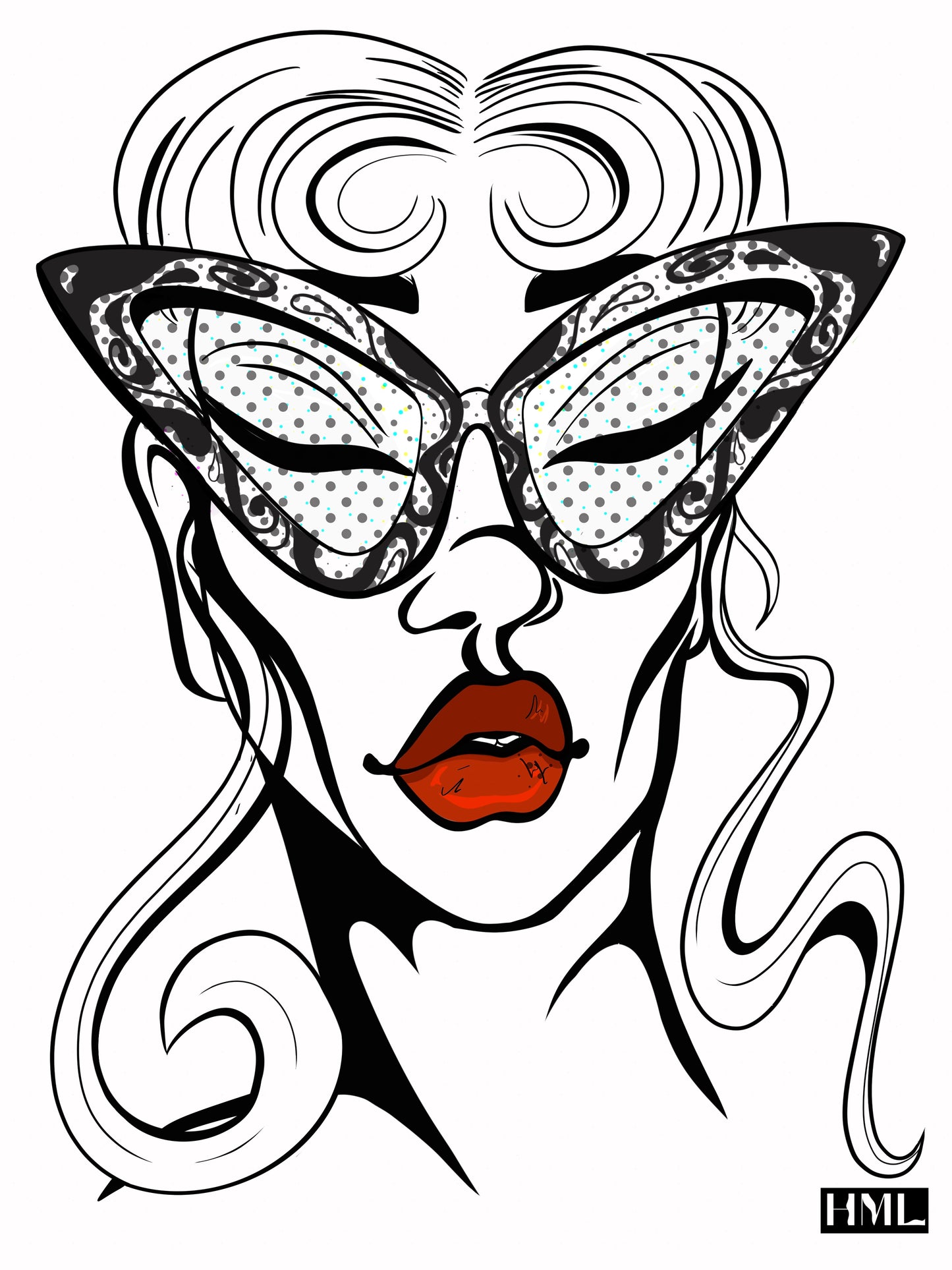 7. Four Eyes Print