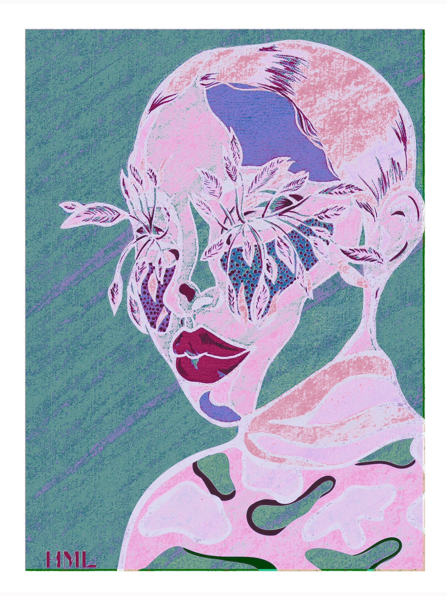 2. Feathered Giclée Print