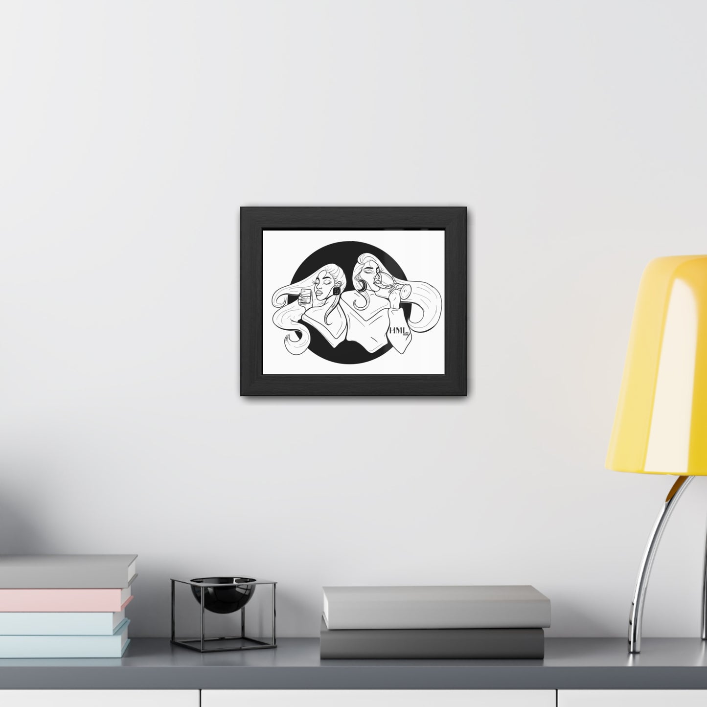 8. Peckish Pig Mural Print