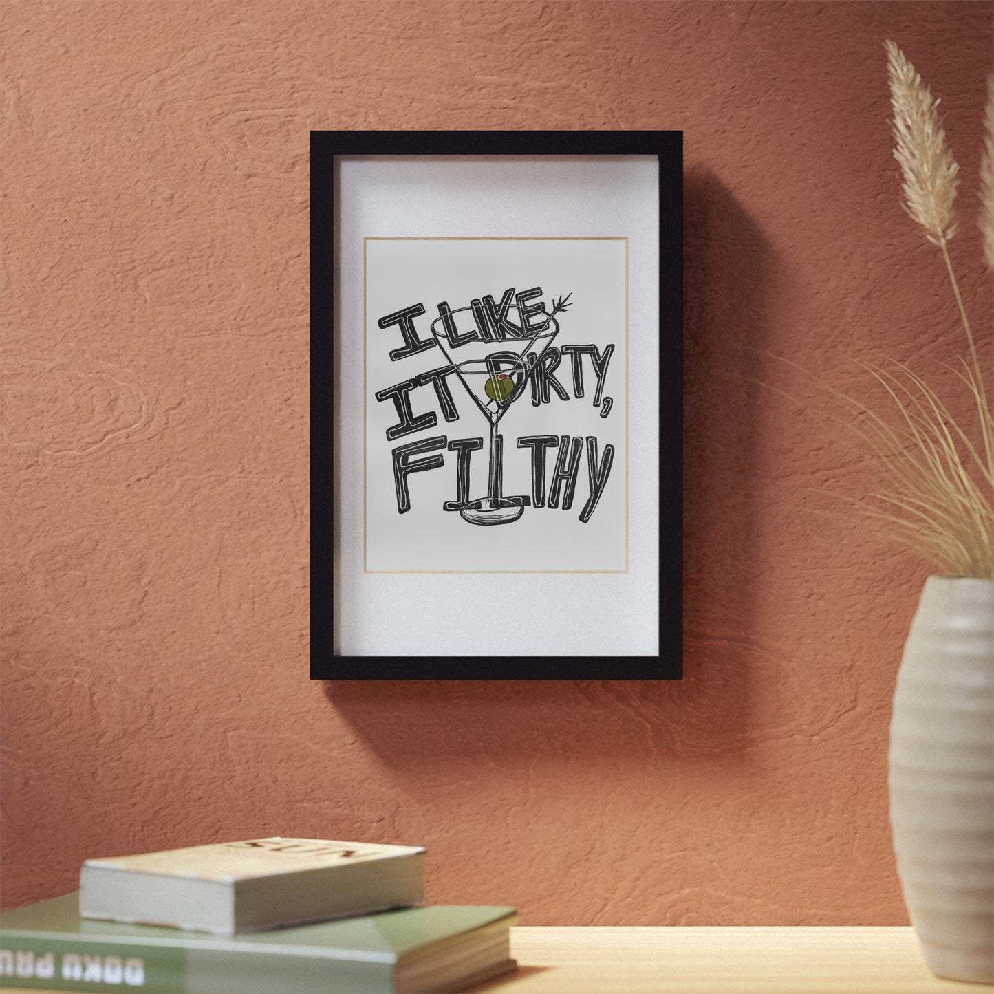 Dirty Martini Poster Print