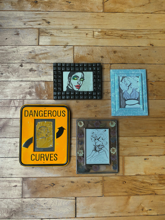 Framed Original: Ouch