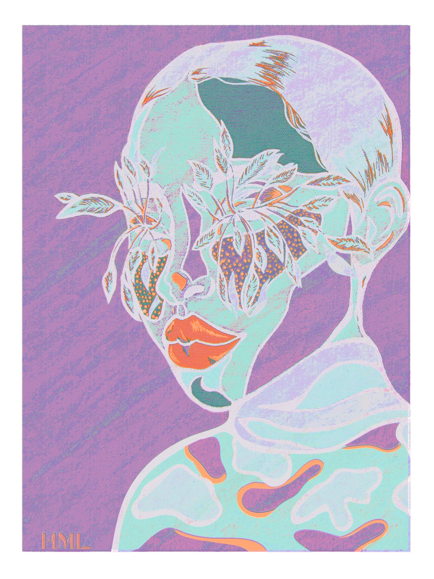 2. Feathered Giclée Print