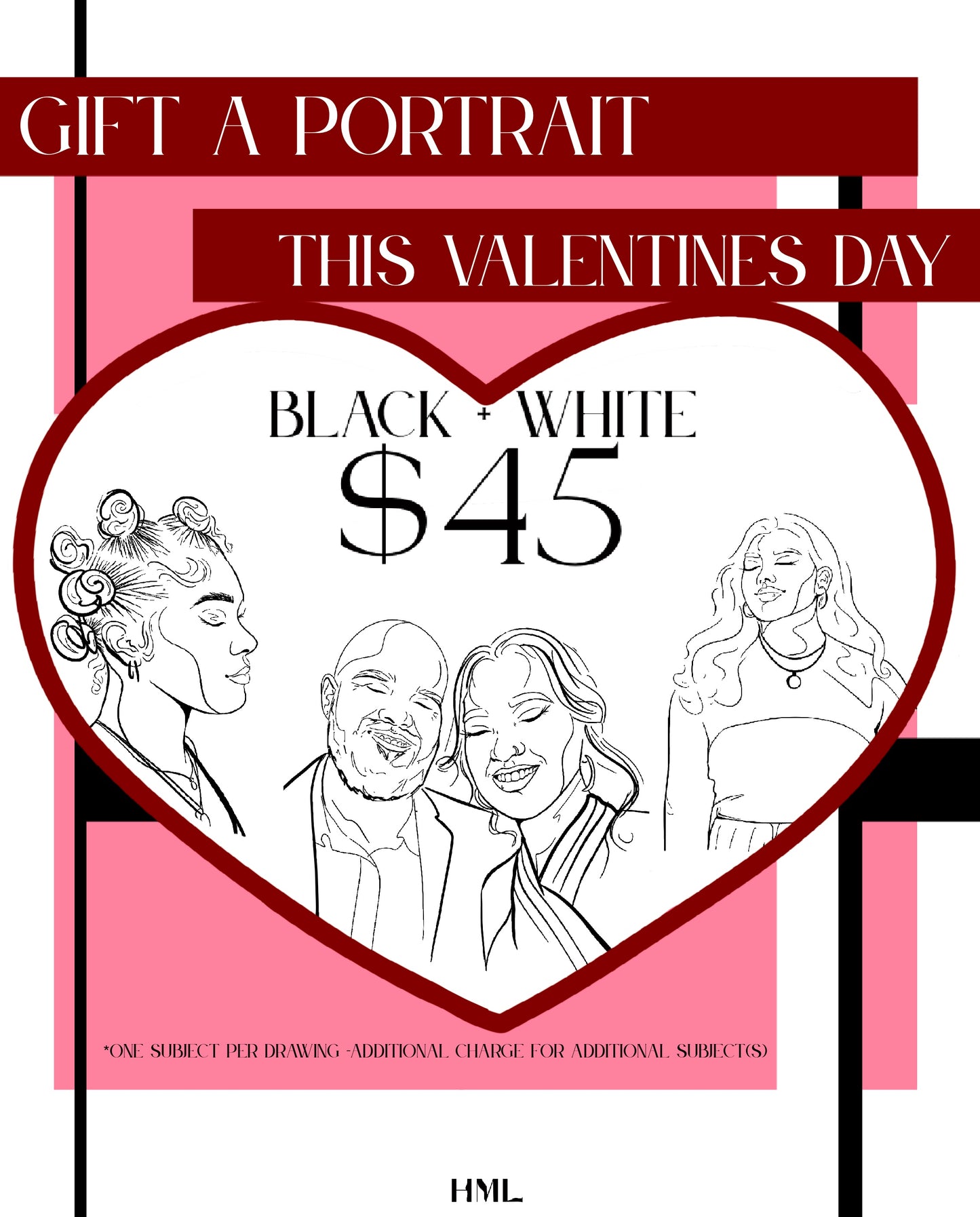 Valentines Day Commissions: Digital Illustrations