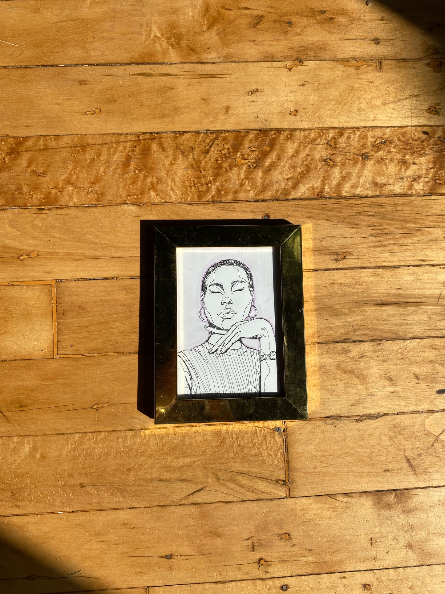 Framed Original: On Time