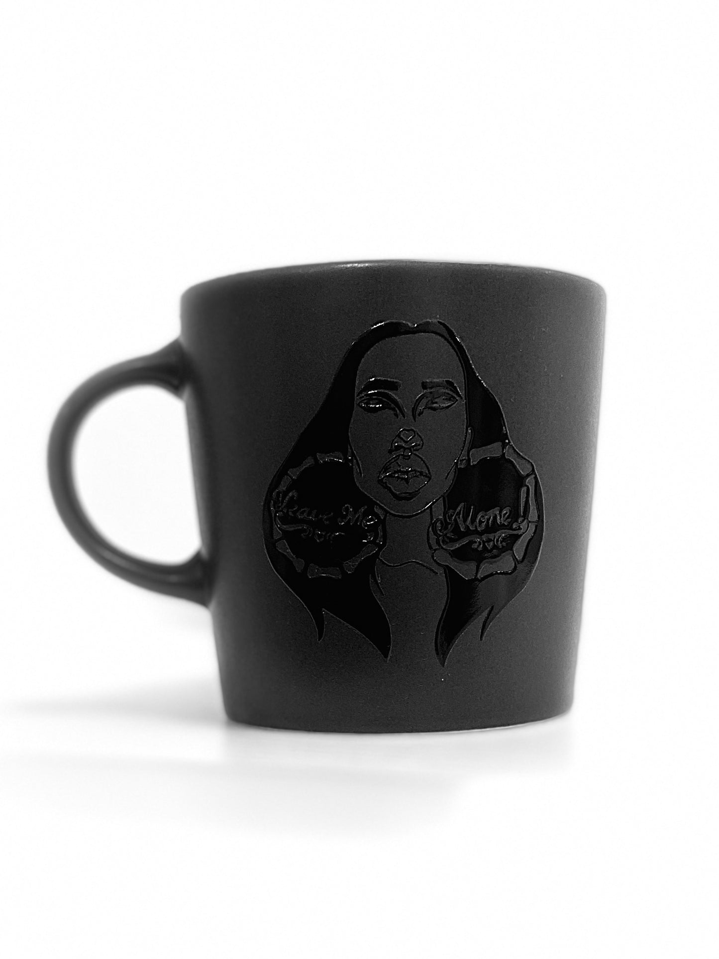 Leave Me Alone Mug: Deep Grey