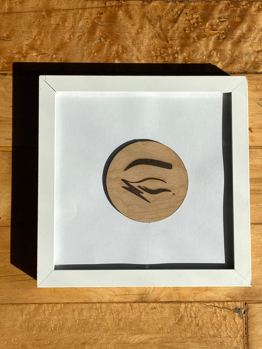 Framed Original: Oh Wood I