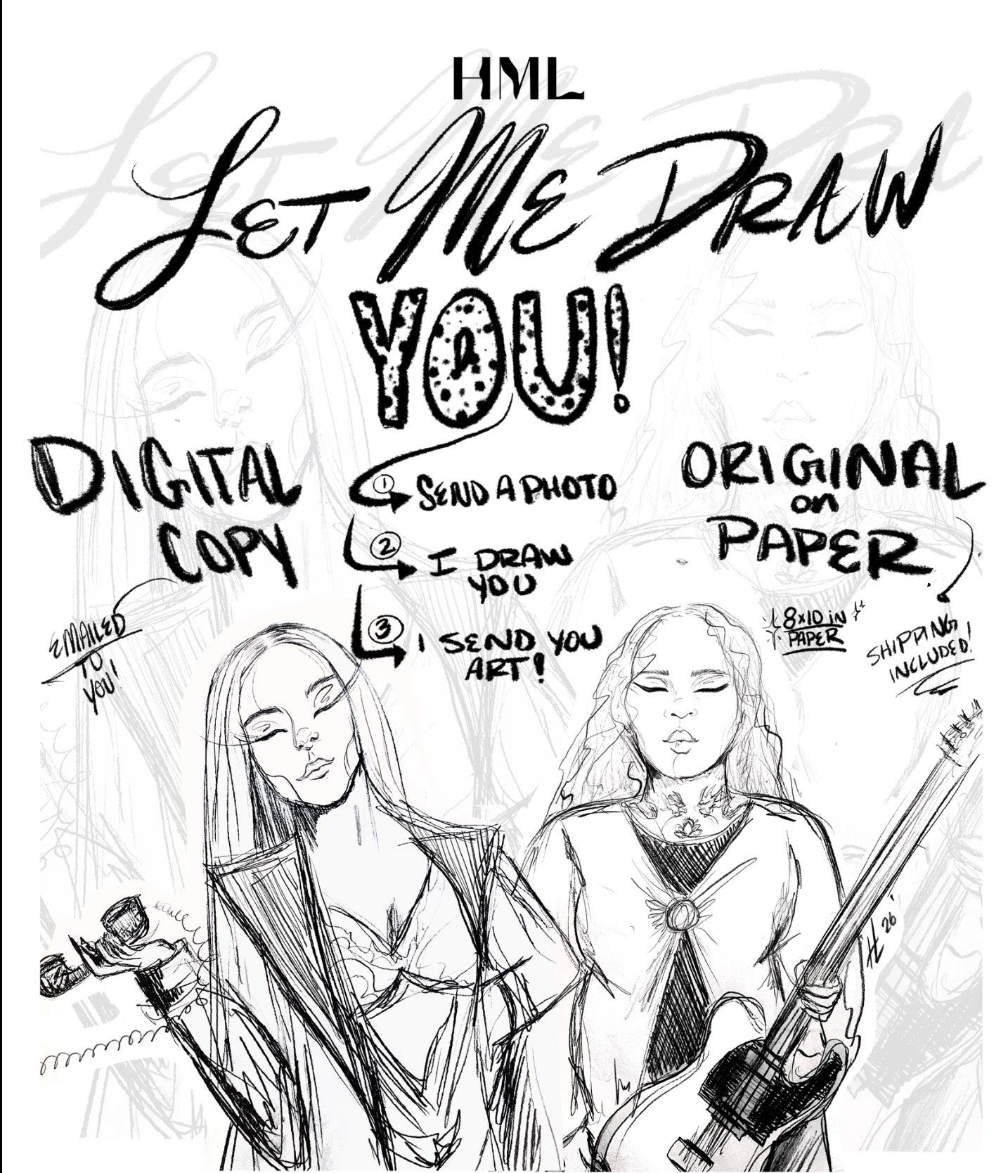 + HML Portraits in Pencil